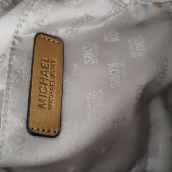 Michael Kors Shoulder Bag Brown Beige - Picture 7 of 12